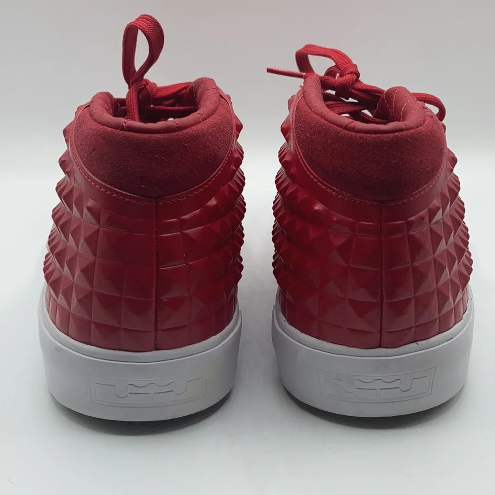 Nike Lebron XIII Lifestyle Mid Top Sneakers Shoes Gym Red Gold Men's Siz… - Picture 16 of 17